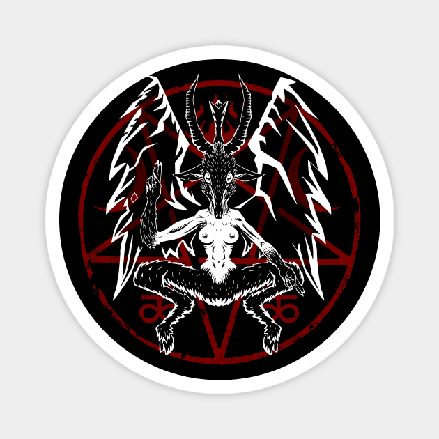 BAPHOMET v2 Magnet by Krobilad